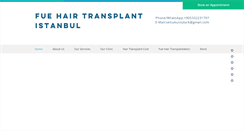 Desktop Screenshot of fuehairtransplantistanbul.com